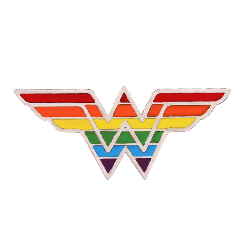 Aleación al por mayor LGBT Rainbow Brooch Broche